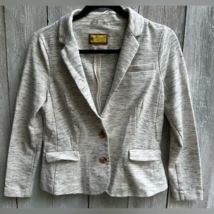 Per Una Blazer Women's  Jacket Stretch Italian Fabric Grey Mix Size UK 10 Ladies